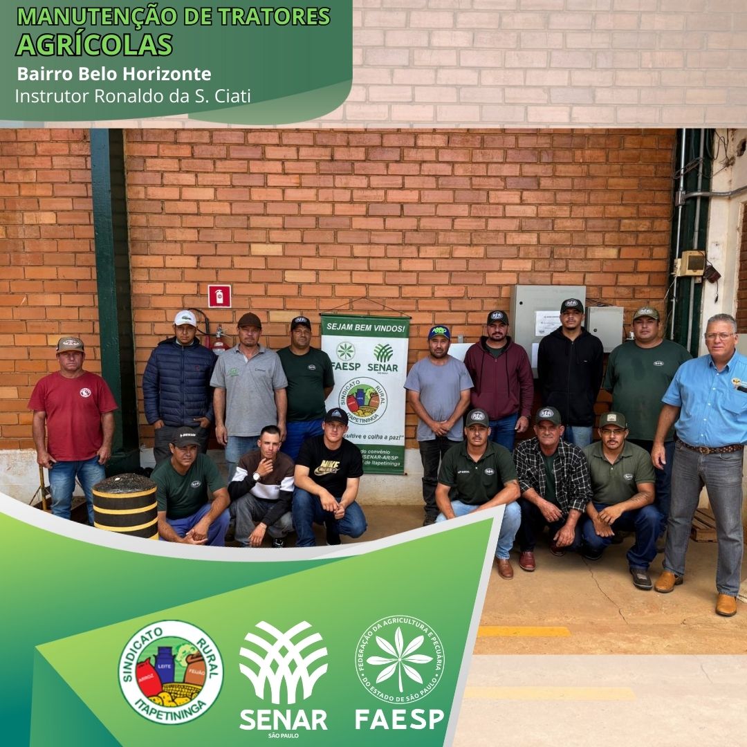 Encerramento do curso de Manutenção de Tratores em Itapetininga