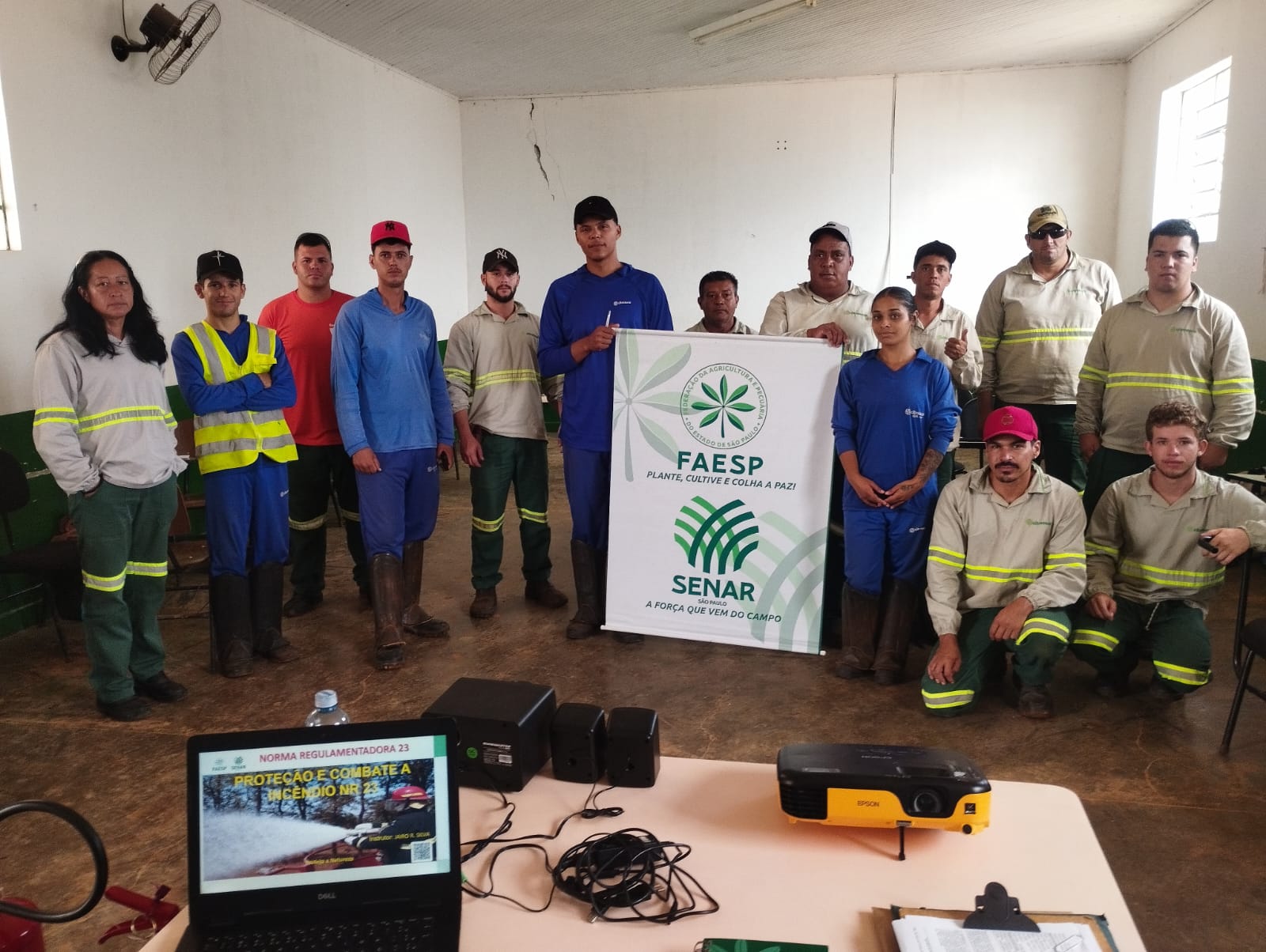 Encerramento do curso “Proteção e Combate a Incêndio (NR 23)